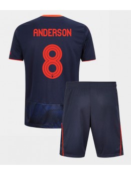 Detské Futbalové oblečenie Nottingham Forest Elliot Anderson #8 2025-26 Krátky Rukáv - Tretina (+ trenírky)